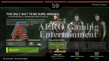 Aliens: FireTeam Elite: The Only Way to be Sure: Breach (Phalanx Kit) - Solo / Standard Difficulty