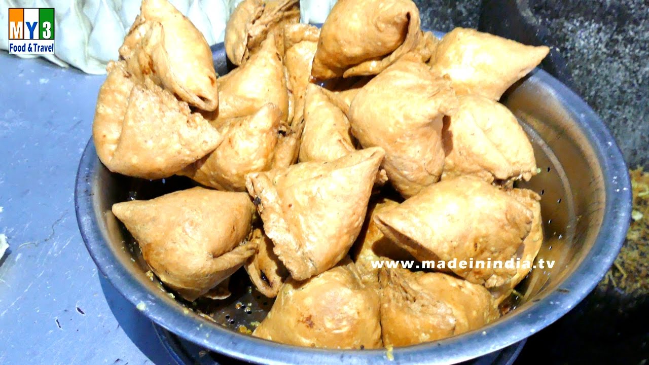 Samosa Recipe - Crispy & Spicy - Best Indian Samosa street food | STREET FOOD