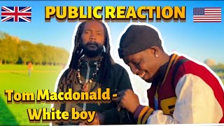 HE SAID ‘Braids AIN’T FOR WHITE PEOPLE’ ‼️🤯 Tom MacDonald whiteboy British ‘PUBLIC REACTION’