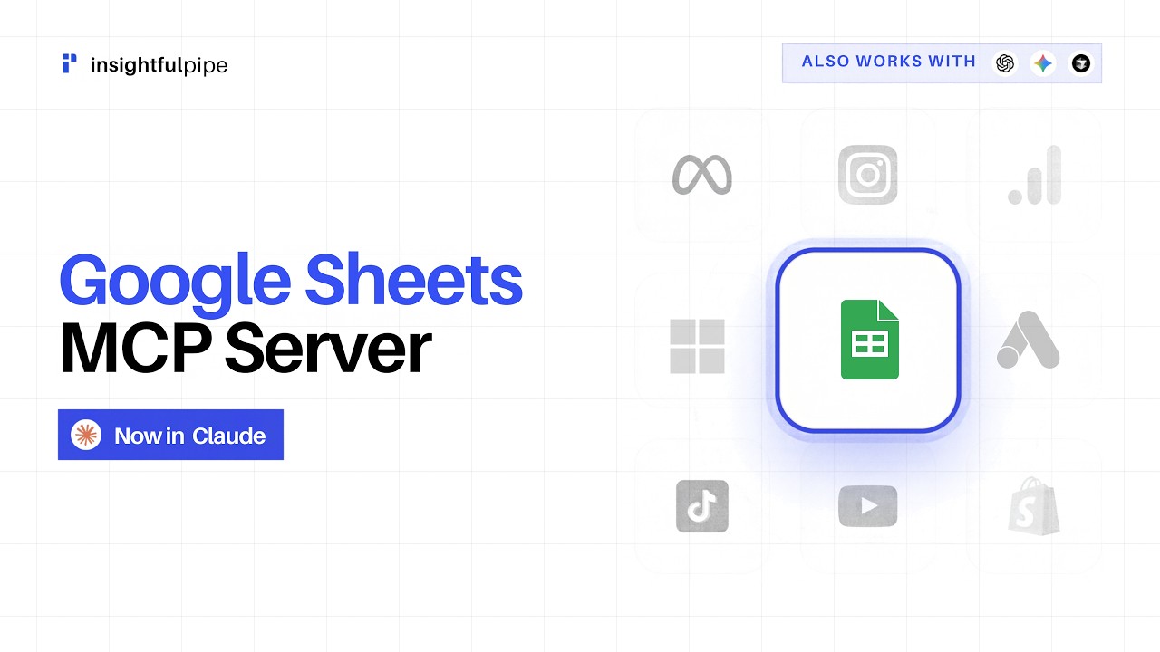 How to Connect Google Sheets to Claude (AI Dashboard Tutorial) - YouTube
