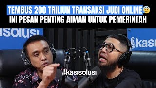 EKSKLUSIF! AIMAN WITJAKSONO BONGKAR SINDIKAT JUDI ONLINE, TERNYATA BANDARNYA “ORANG PENTING”