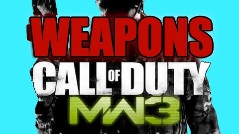 Modern Warfare 3 - Primary Weapons - Community Suggestions Ep. 1