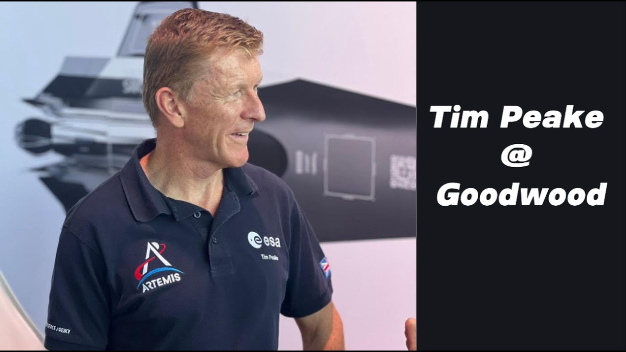 2025 08  Goodwood Tim Peake Takes on the E1 Series RaceBird Simulator!