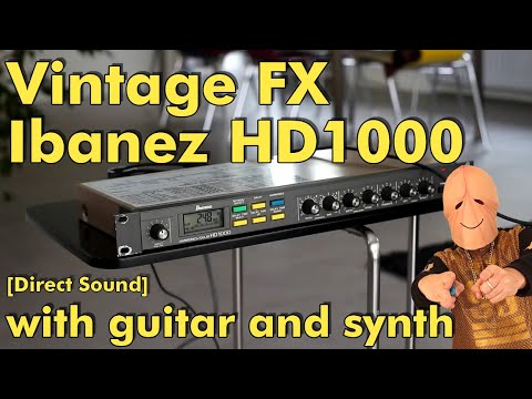 RARE EFFECT PROCESSOR: Ibanez HD 1000 - [direct sound] - YouTube