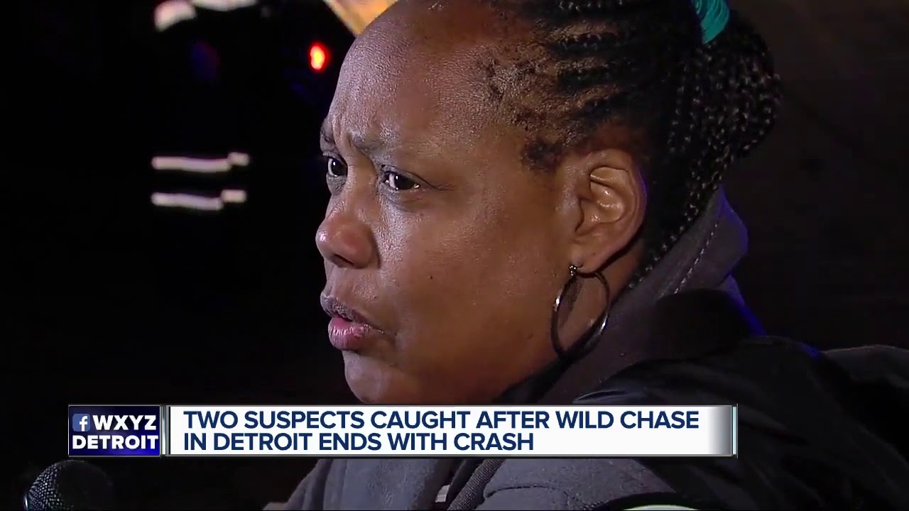 Police chase through northwest Detroit results in crash, two suspects ...