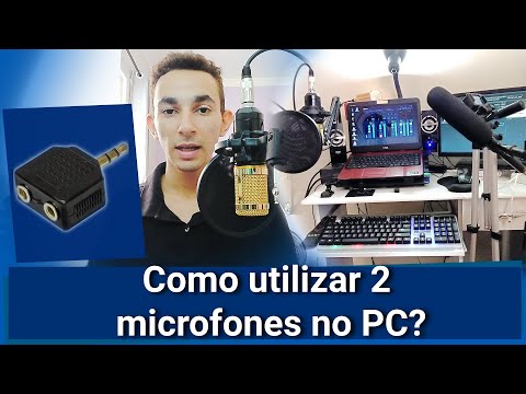 Vídeo: Como Conectar Dois Microfones A Um Computador