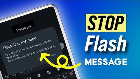 Flash Message Deactivation | Airtel, Jio, Vodafone