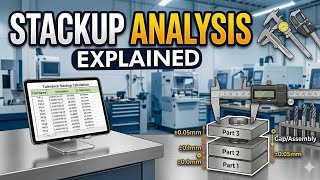 Stackup Analysis Explained | How Parts Don't Fit??| Tolerance Analysis | Worst Case Analysis