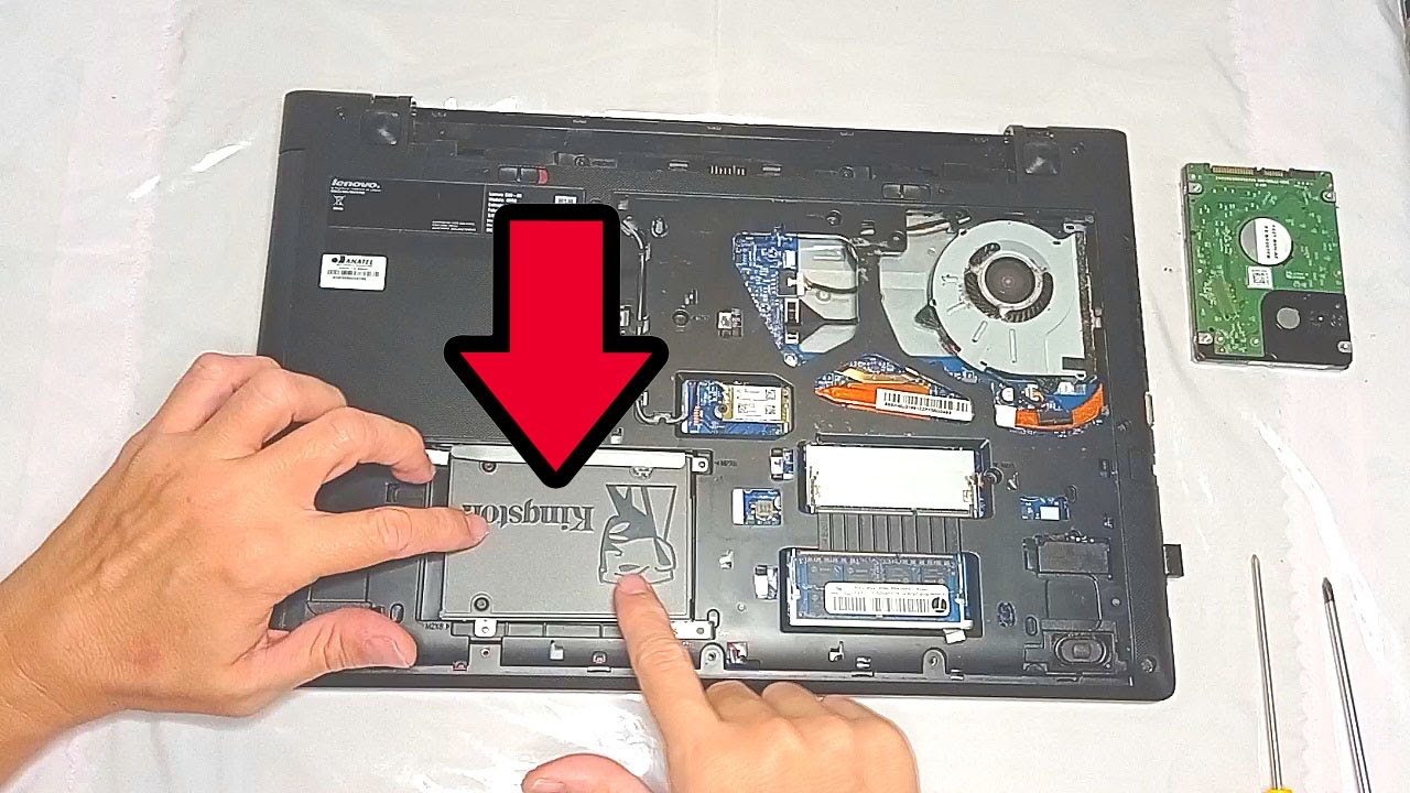 Troca de HD para SSD Notebook Lenovo | Passo a Passo! - YouTube