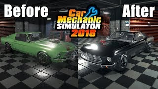 CAR MECHANIC SIMULATOR 18 - NEW WORKSHOP - FIRST CAR RESTORATION - HD Gameplay - No Commentary