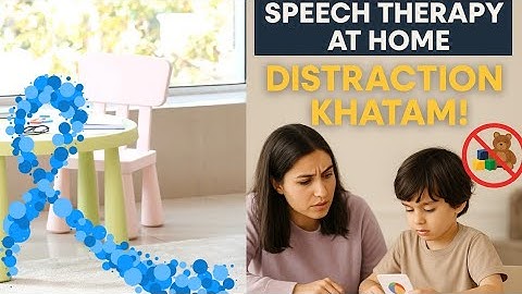 Easy tips to reduce distraction during Speech Therapy at home #autismawareness  #autism