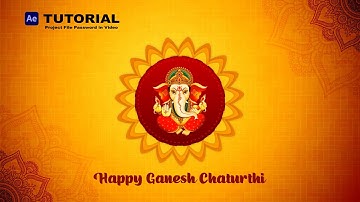 Ganesh chaturthi motion graphics | After effects tutorials | Happy Ganesh Chaturthi