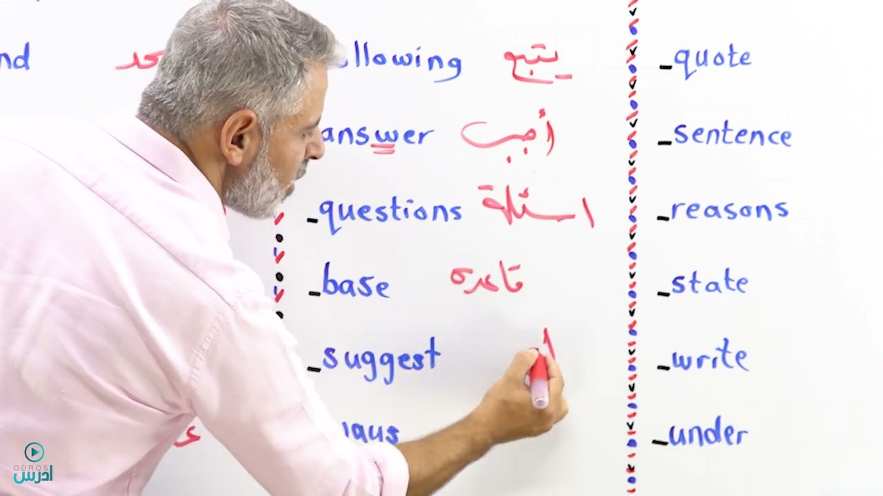 مفردات الامتحان الوزاري الثاني #عرفات_القزعة