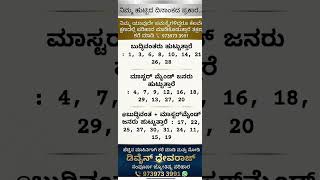 ನಿಮ್ಮ ಜನ್ಮ ದಿನಾಂಕದಲ್ಲಿದೆ ನಿಮ್ಮ ಯಶಸ್ಸಿನ ರಹಸ್ಯ! | Divine Devaraj Numerology | 9739733991