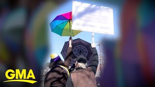 First came protests at all-ages drag shows. Then, the rainbow umbrellas | GMA