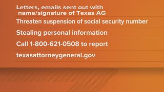 Texas Attorney General Ken Paxton issues warning to Texans about fake emails