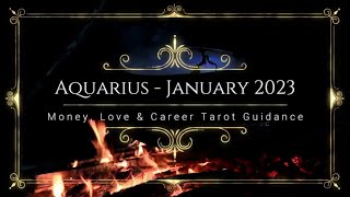 Aquarius January 2023 Tarot #tarot #aquariustarot #aquarius2023