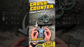Wie oft crasht eine TinyWhoop auf einem Pack? Crashcount 🔥#drone #crash #tinywhoop #betafpv #fail