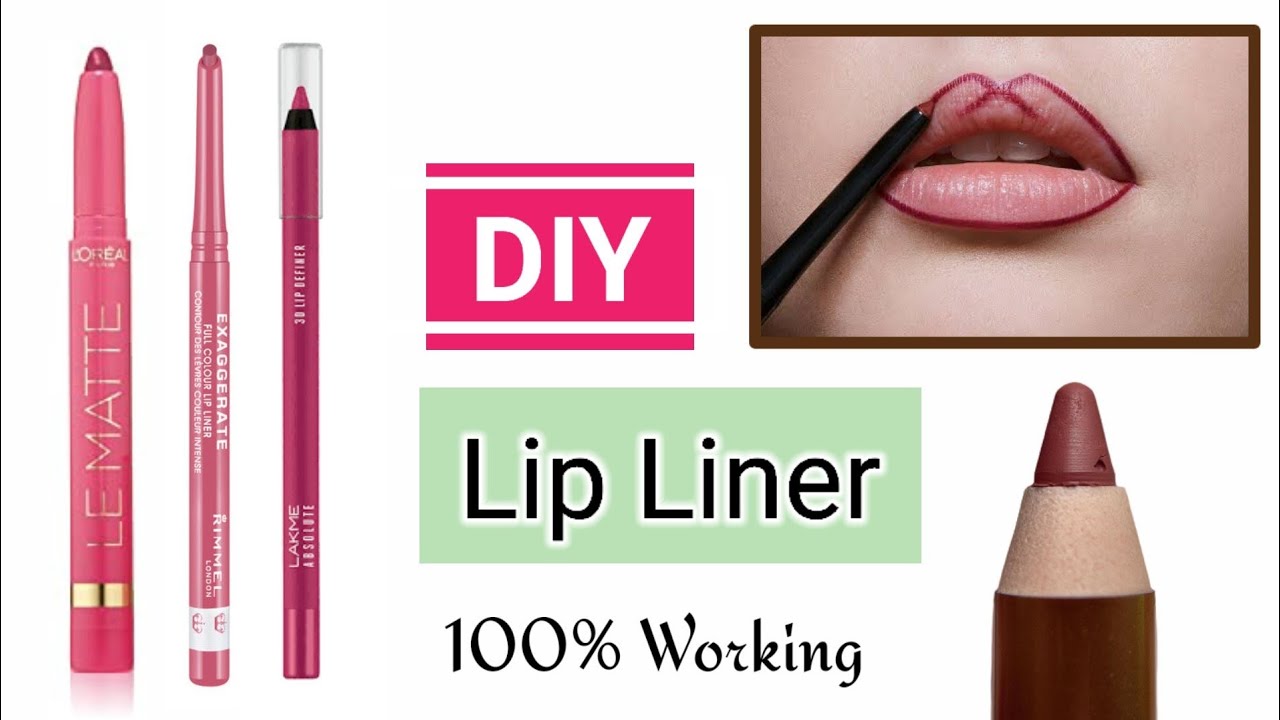 DIY Lip liner Pencil/How to Make Lip Liner pencil/Homemade Lip liner