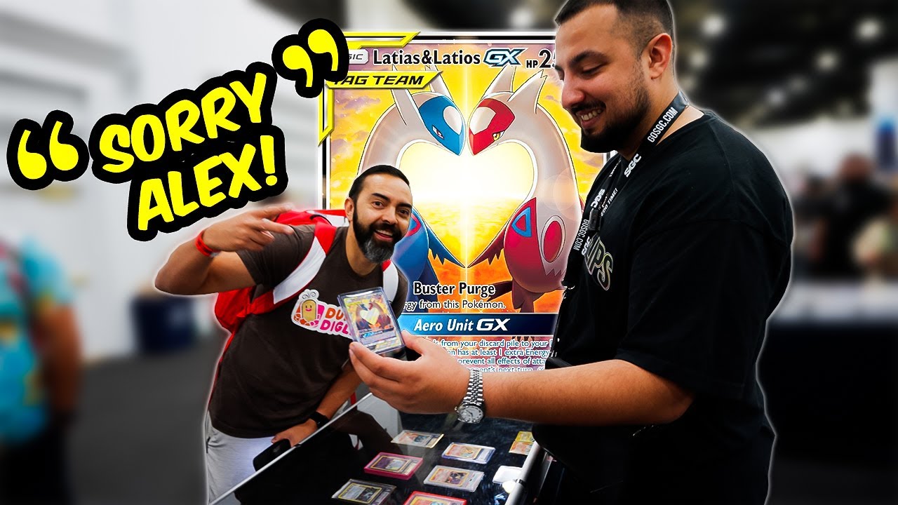 Deep Pocket Monster Buys a Tag Team GRAIL at Our Booth!