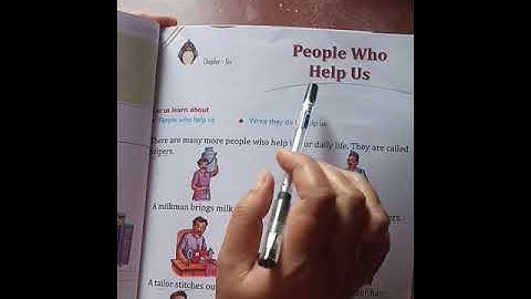 EVS Class 1 Chapter 6 "People Who Help Us"