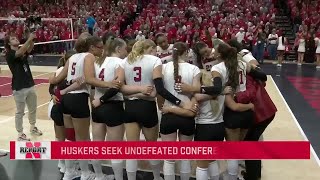 Nebraska volleyball team seeks undefeated conference record