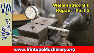 Wells Index Mill:  Repairing the Tilt Gear - Part 2