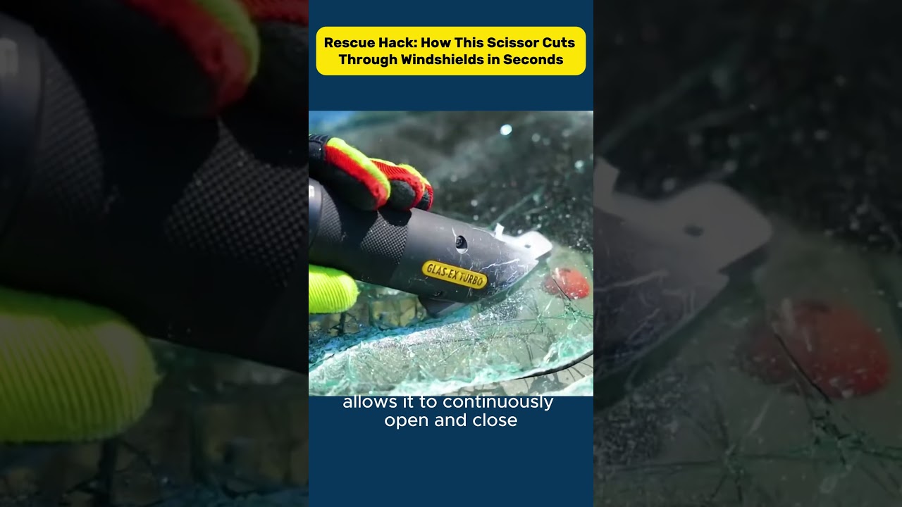 Rescue Hack: How This Scissor Cuts Through Windshields in Seconds