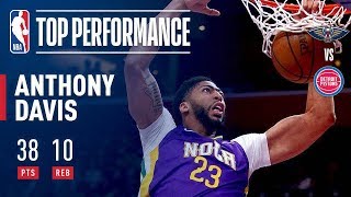Full Anthony Davis Shows His Dominance By Dropping 38 Points vs The Pistons Guide