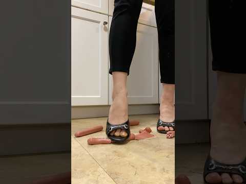 Heels sausage | ASMR & CRUSHING