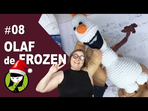Piernas de Olaf a crochet 8 amigurumis de frozen