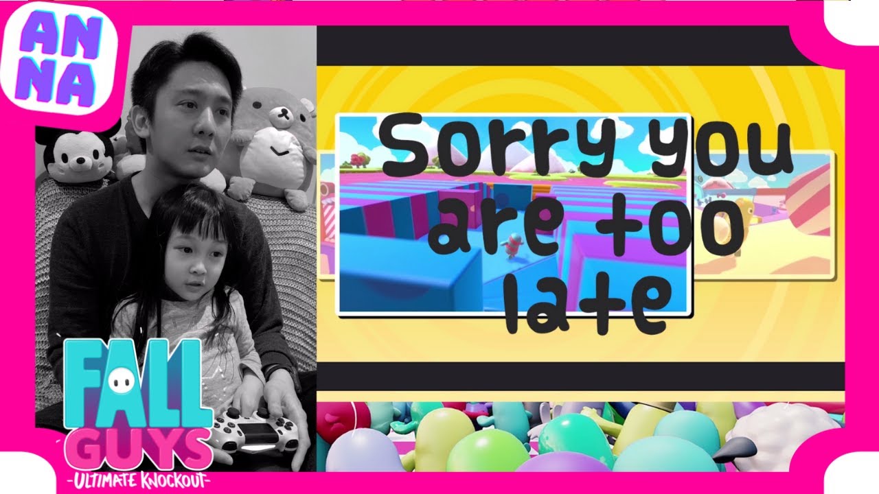 *NEW* Funny Daddy and Daughter Fall Guys Team Play | Fun PlayStation Game