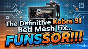 Kobra S1 Combo: The Definitive Bed Warp Fix....FUNSSOR!!!!!!!! Detailed Install Guide
