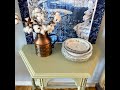 Vintage Accent Table Makeover/ Homemade Chalk Paint