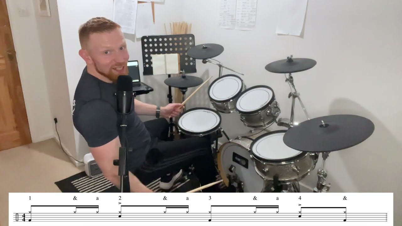 Как сыграть барабанный бит из песни «Hotel California» группы Eagles