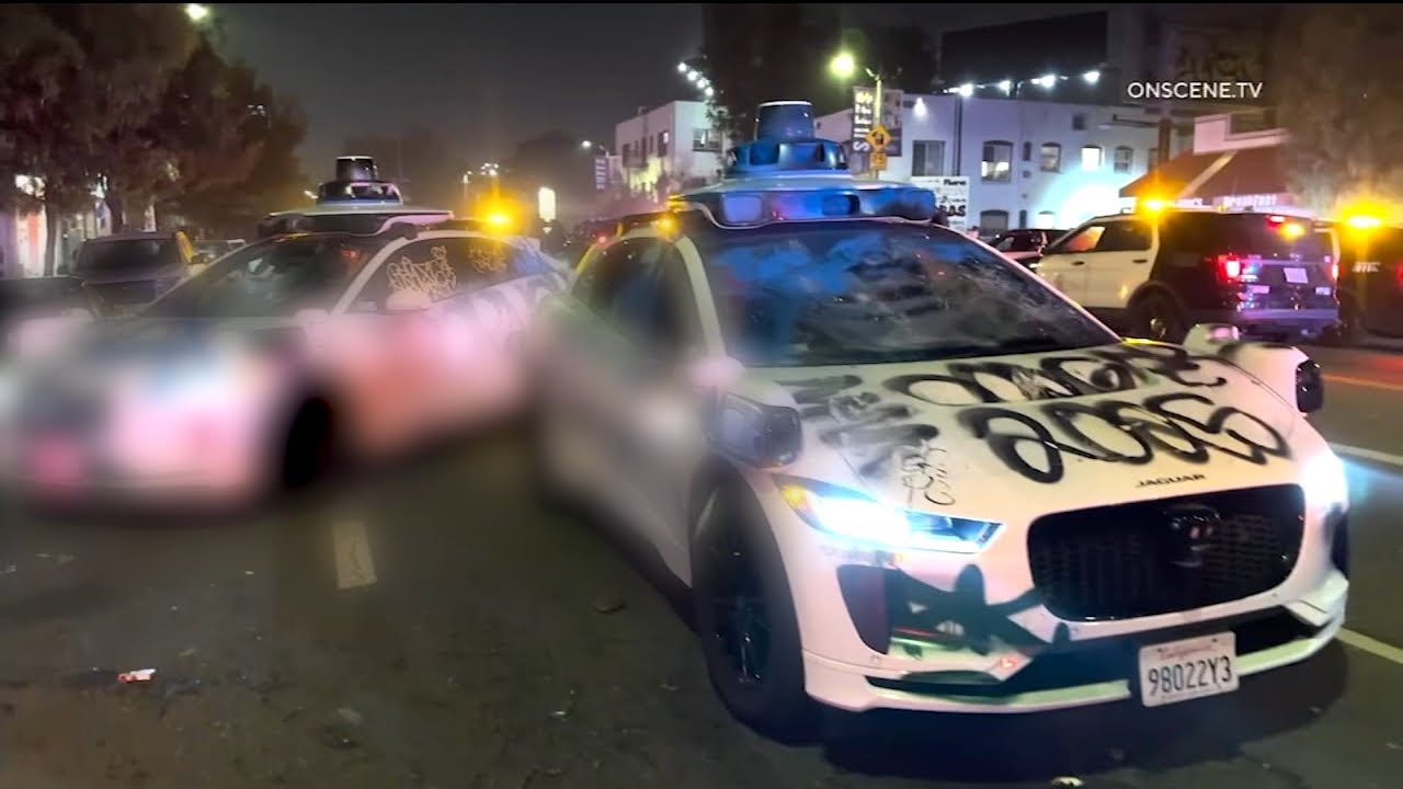 Vandals strike during Dodger celebrations across L.A.