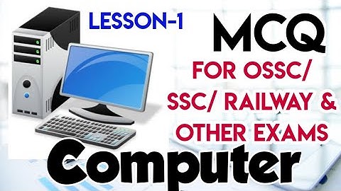 COMPUTER MCQ FOR OSSC, SSC, RAILWAY, OPSC & OTHER EXAMS #Computer #gk  #pk_study_iq