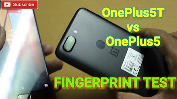 OnePlus 5T vs OnePlus 5 - Fingerprint Scanner Test | Which is Fast?