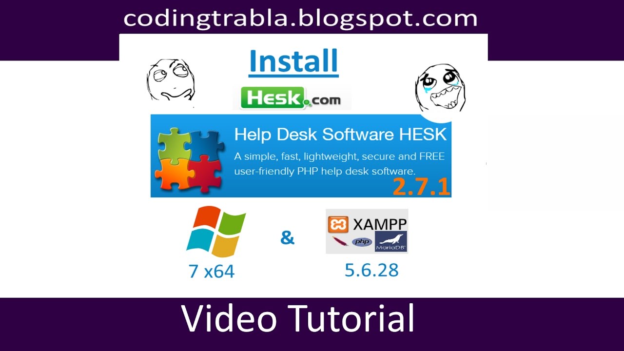 Install Hesk 2 7 1 On Windows 7 Localhost Xampp 5 6 28 Open