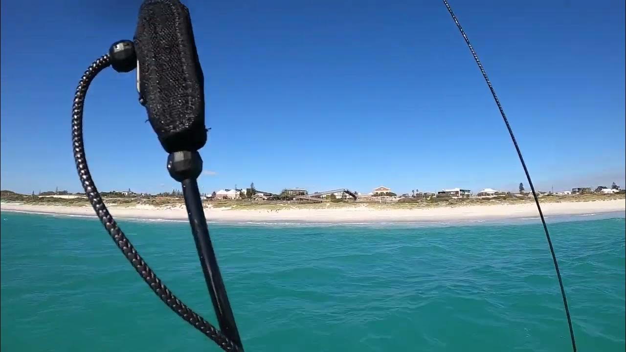 Gin MarabouV2 first test of 6m raw video hybrid foil kite YouTube