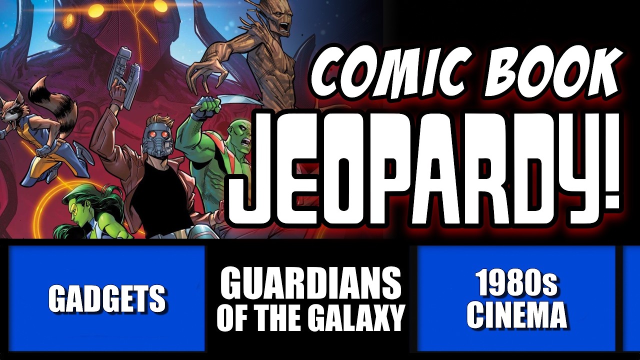 Comic Book Jeopardy! A Comic Trivia Quiz with 31 Questions on MARVEL, DC COMICS, and More!