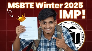 MSBTE Winter 2025 IMP & Guessing Papers | MSBTE Helper