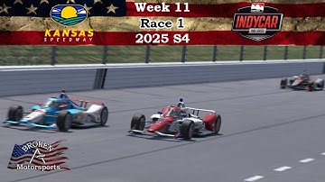 Indycar Series Oval Fixed - Kansas Speedway - iRacing Oval - Week 11 Race 1