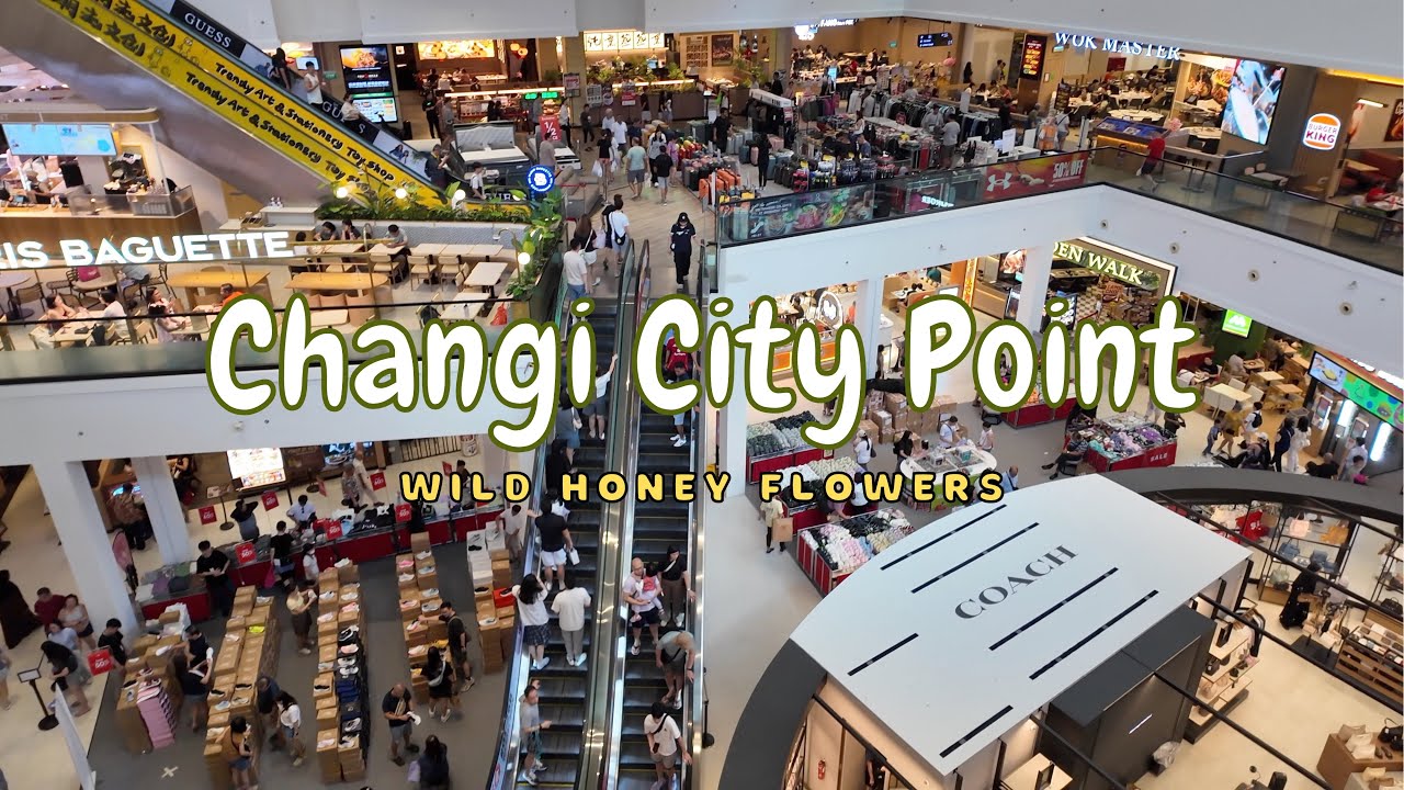 🛍️ Walking Through Changi City Point Mall | Outlet Stores, Food & Chill Vibes 🇸🇬