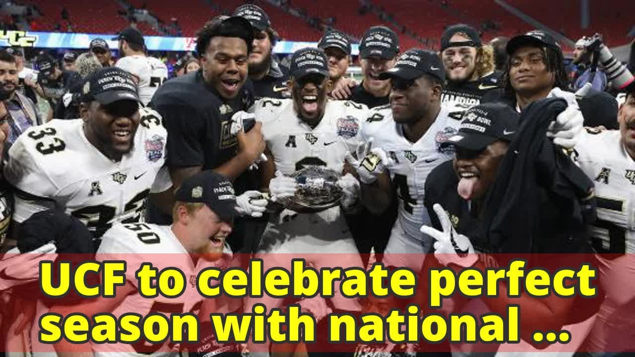 UCF to celebrate perfect season with national championship banner YouTube