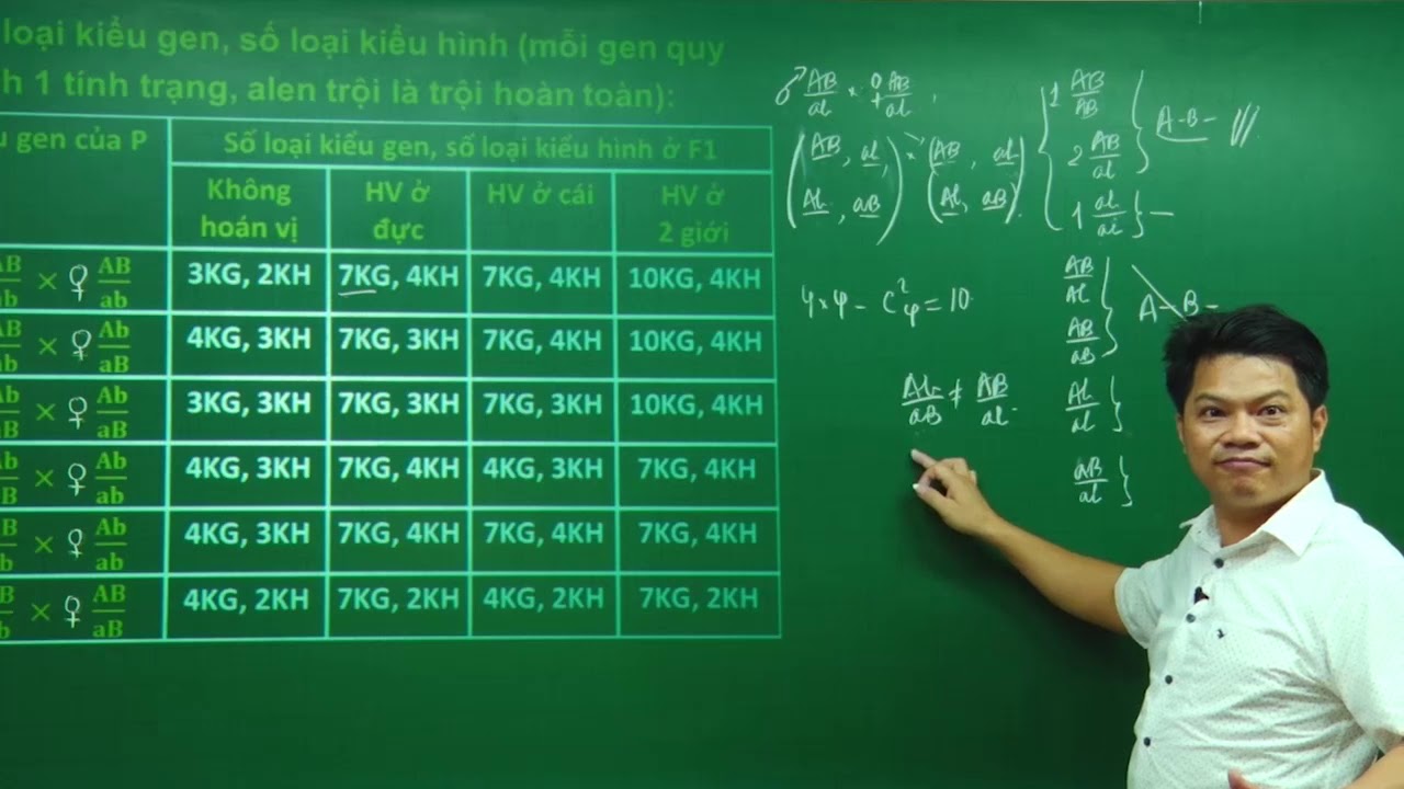 So kieu gen kieu hinh cua HVG