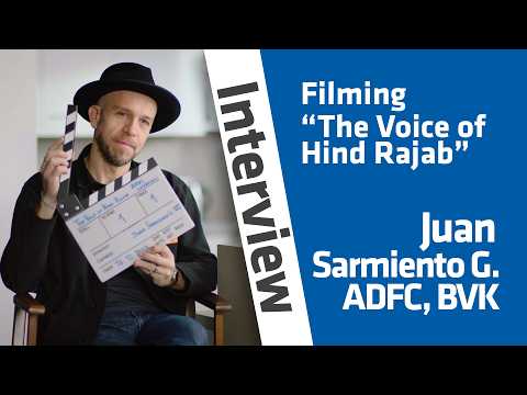 Interview with cinematographer Juan Sarmiento G. ADFC, BVK about filming “The Voice of Hind Rajab”