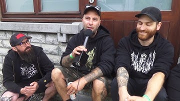 ★CENOTAPH ★ VIDEO interview★ Metal To Infinity @ MCP Apache BELGIUM © Jan Vervaeke