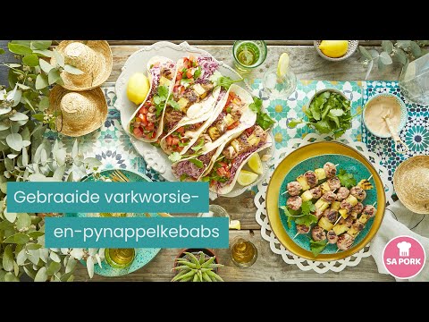 Video: Gebraaide Aartappels Met Sampioene En Vark