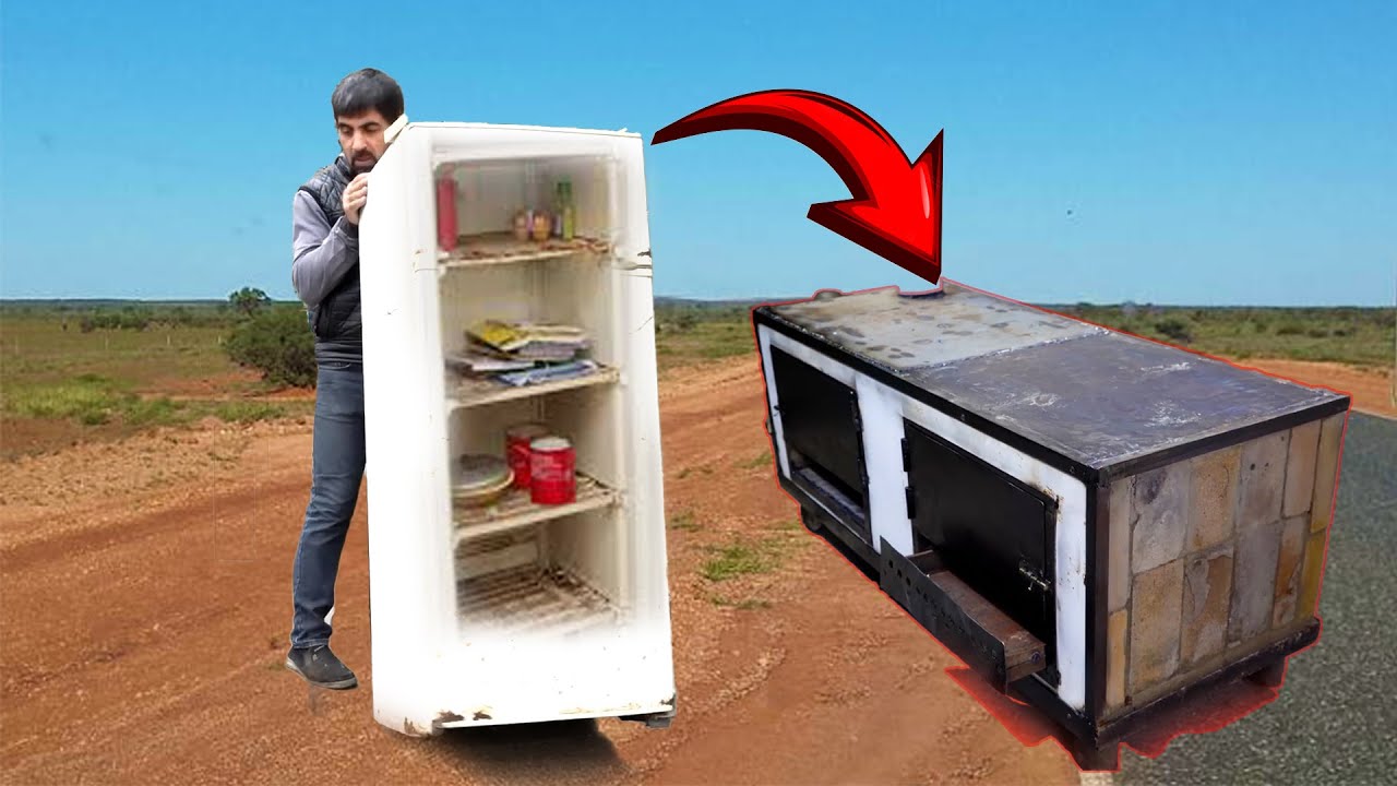 Building a Multifunctional Oven from a Refrigerator - Creative Ideas ... - Ideas To Make Classic Ovens Teenager Fer